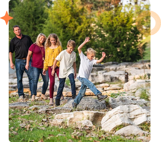 Family outdoor activity