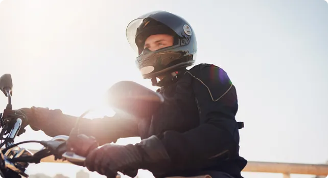 Driving a motorized bike